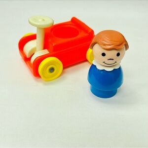 Vintage Fisher Price Little People Little Riders - Including Patty